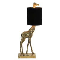 Stolní lampa v černo-bronzové barvě (výška 61 cm) Giraffe – Light & Living