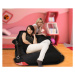 BEANBAG Sedací pytel 189x140 comfort s popruhy black