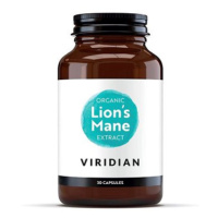 Viridian Nutrition Lions Mane Extract 30 kapslí Organic