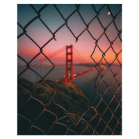 Fotografie Golden Gate Caged, David George, 30 × 40 cm