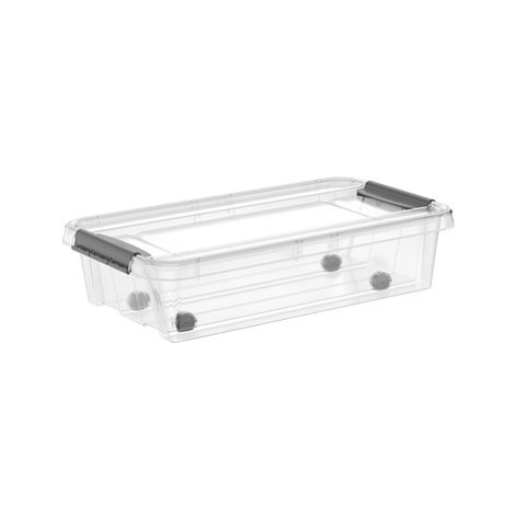 Siguro Pro Box Underbed 31 l, 39,5 × 17,5 × 72 cm, Clear