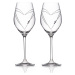 Diamante sklenice na bílé víno Hearts s krystaly Swarovski 360ml 2KS