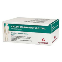 CALCII CARBONICI 0,5 TBL. MEDICAMENTA  50x0.5GM Tablety