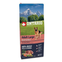 ONTARIO Dog Adult Large Beef & Rice 12 kg