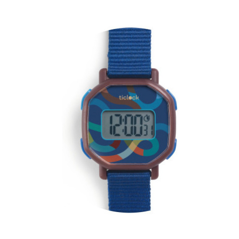 Dětské digitální hodinky - Modrý had DJECO