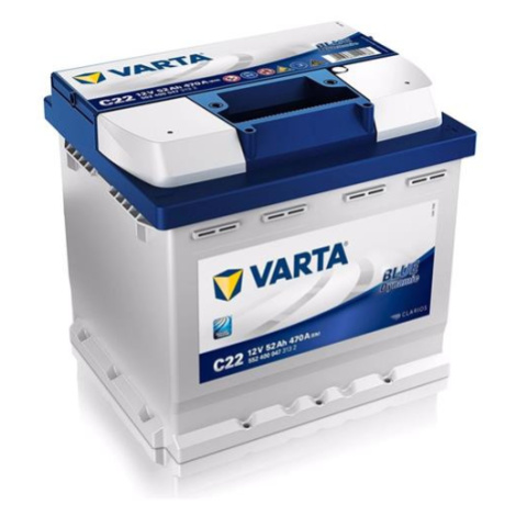 Autobaterie VARTA BLUE Dynamic 52Ah 12V C22