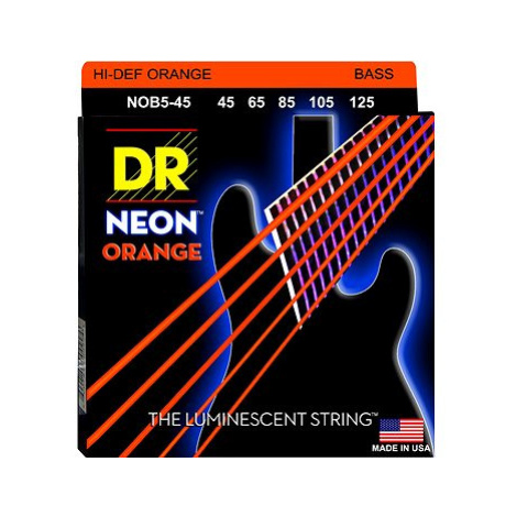 DR Strings Neon Orange NOB5-45