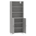 vidaXL Skříň highboard šedá sonoma 69,5 x 34 x 180 cm kompozitní dřevo