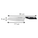 Nůž Santoku GrandCHEF 17 cm