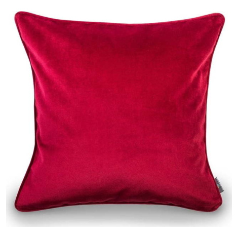 Červený povlak na polštář WeLoveBeds Elegant Burgundy, 50 x 50 cm