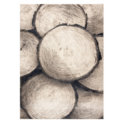 Dywany Łuszczów, Kusový koberec Fusion 9612 cream/beige, 140x190, béžová, kancelář