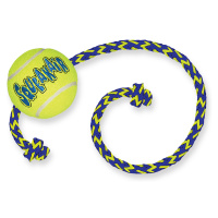 KONG SqueakAir míček s lankem - Výhodné balení 2 x M/L