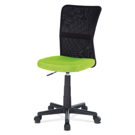 Dětská kancelářská židle TRUSKA, zelená / černá Autronic