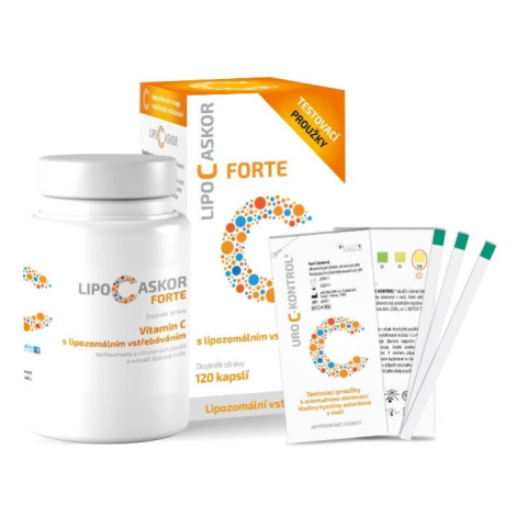 Lipo C Askor Forte Vitamín C s lipozomálním vstřebáváním 120 kapslí