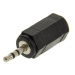 OEM Audio 3.5mm JACK (M) --> 2.5mm JACK (F) černá