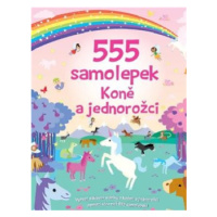 555 samolepek - Koně a jednorožci