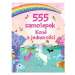 555 samolepek - Koně a jednorožci