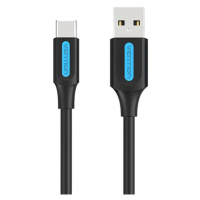 Kabel Vention Charging Cable USB-A 2.0 to USB-C COKBC 0,25m (black)
