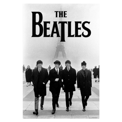 Plakát, Obraz - The Beatles - Eiffel Tower, 61x91.5 cm Pyramid