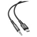 Acefast C1-08 USB-C / 3.5 jack audio kabel 1,2m Black