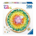 RAVENSBURGER Kulaté Kruh barev: Pizza 500 dílků