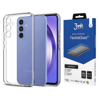 Pouzdro pro Samsung Galaxy A54 5G, Spigen+ Sklo 3MK