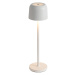 Sada 9 dobíjecích stolních lamp hub off-white včetně nabíjecí stanice - Raika