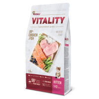 Akinu VITALITY granule pro koťata kuřecí s rybou 1,5 kg