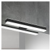 Ebir LED osvětlení zrcadla Veronica, šířka 30 cm, černá