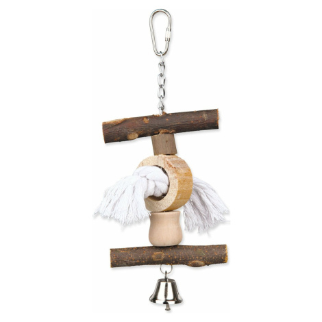 Hračka Trixie Living Toy provaz a zvonek 20cm