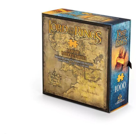 Puzzle Lord of the Rings - Middle Earth‘s Map, 1000 ks NOBLE COLLECTION