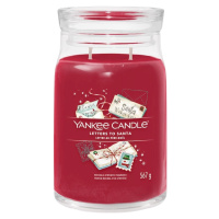 YANKEE CANDLE Signature sklo 2 knoty, Letters To Santa 567 g