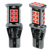 Auto LED žárovka T15 W16W 24 SMD 2835 CANBUS RED