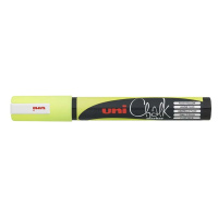 UNI PWE-5M křídový popisovač, 1,8 - 2,5 mm, fluo žlutý