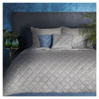 Luxusní přehoz na postel AMARE stříbrná 220x240 cm Mybesthome