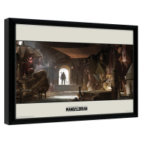 Obraz na zeď - Star Wars: The Mandalorian - Entrance, 34.3x44.5 cm