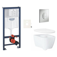 Závěsný wc set do lehkých stěn / předstěnová montáž Grohe Essence SIKOGRSESSAP00