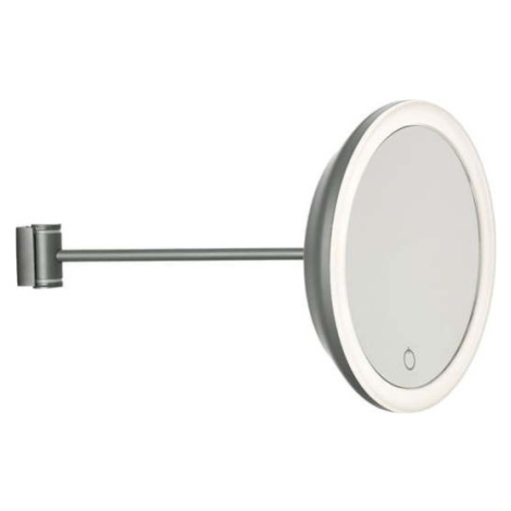 Šedé nástěnné kosmetické zrcadlo Zone Eve, ø 17,5 cm