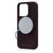 NJORD Salmon Leather Magsafe kryt iPhone 15 Pro vínový