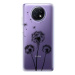 iSaprio Three Dandelions - black pro Xiaomi Redmi Note 9T