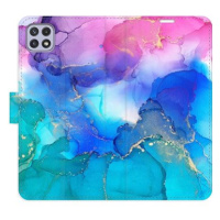 iSaprio flip pouzdro BluePink Paint pro Samsung Galaxy A22 5G