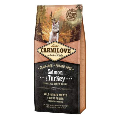 Carnilove Dog Salmon & Turkey for LB Puppies 12kg