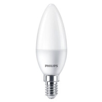 Philips LED Svíčka 2,8-25W, E14, 2700K, Mléčná