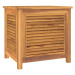 vidaXL Zahradní úložný box s vložkou 60 x 50 x 58 cm masivní teak