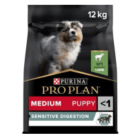 Pro Plan Medium Puppy Sensitive Digestion pro štěňata středních plemen s jehněčím 12 kg