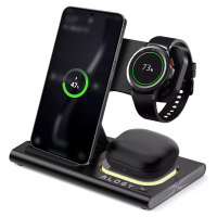 Qi indukční nabíječka pro Samsung Galaxy S24 S23 S22 Buds Watch 3v1 15W