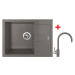 Sinks AMANDA 650 Truffle + Vitalia GR AMANDA 650 Truffle + Vitalia GR