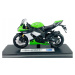 Kovový model motorky '09 kawasaki ninja zx-10r 1:18