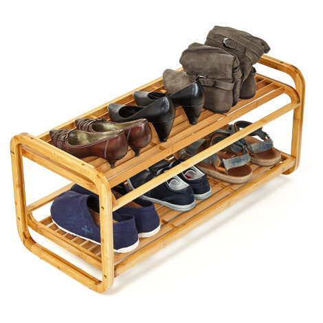 Blumfeldt Botník, víceúčelová skříňka, 2 police, 6 párů bot, rozšiřitelná, trvanlivá, bambus