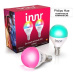 Innr Chytrá LED mini žárovka E14 Colour, tvar kapka, kompatibilní s Philips Hue, 2 ks